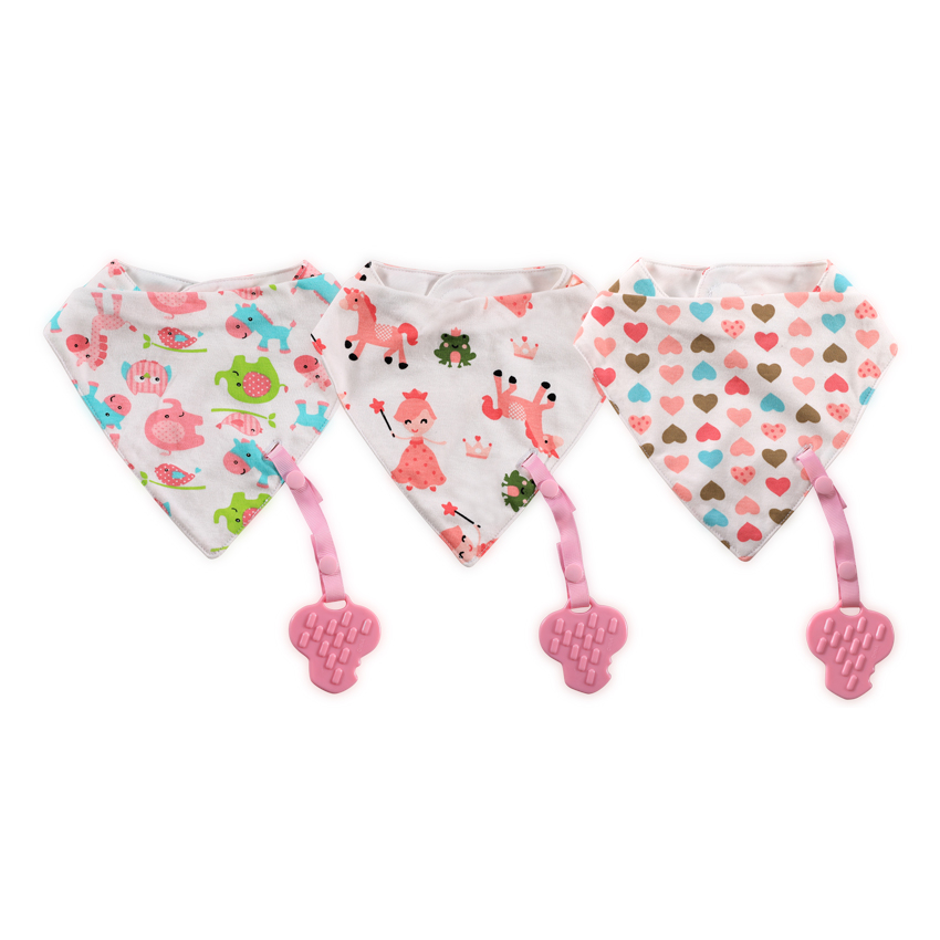 Lorelli Лигавче BANDANA со гризалка и врвка — За девојче
