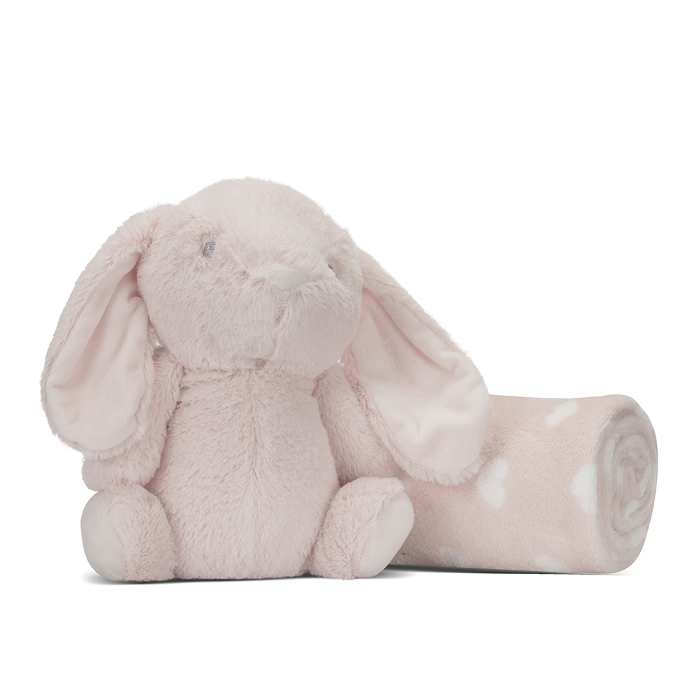 Lorelli Ќебе NAPPY со играчка 90x75 cm — Розева