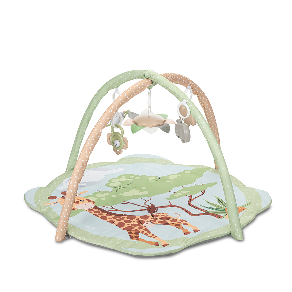 Lorelli Подлога за игра SAFARI FRIENDS — Зелена