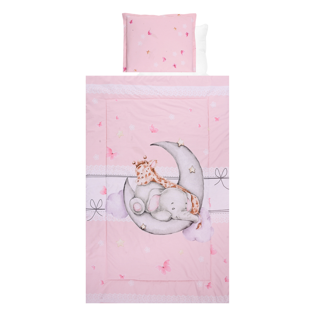 Lorelli Постелнина 4 дела — Butterflies Pink