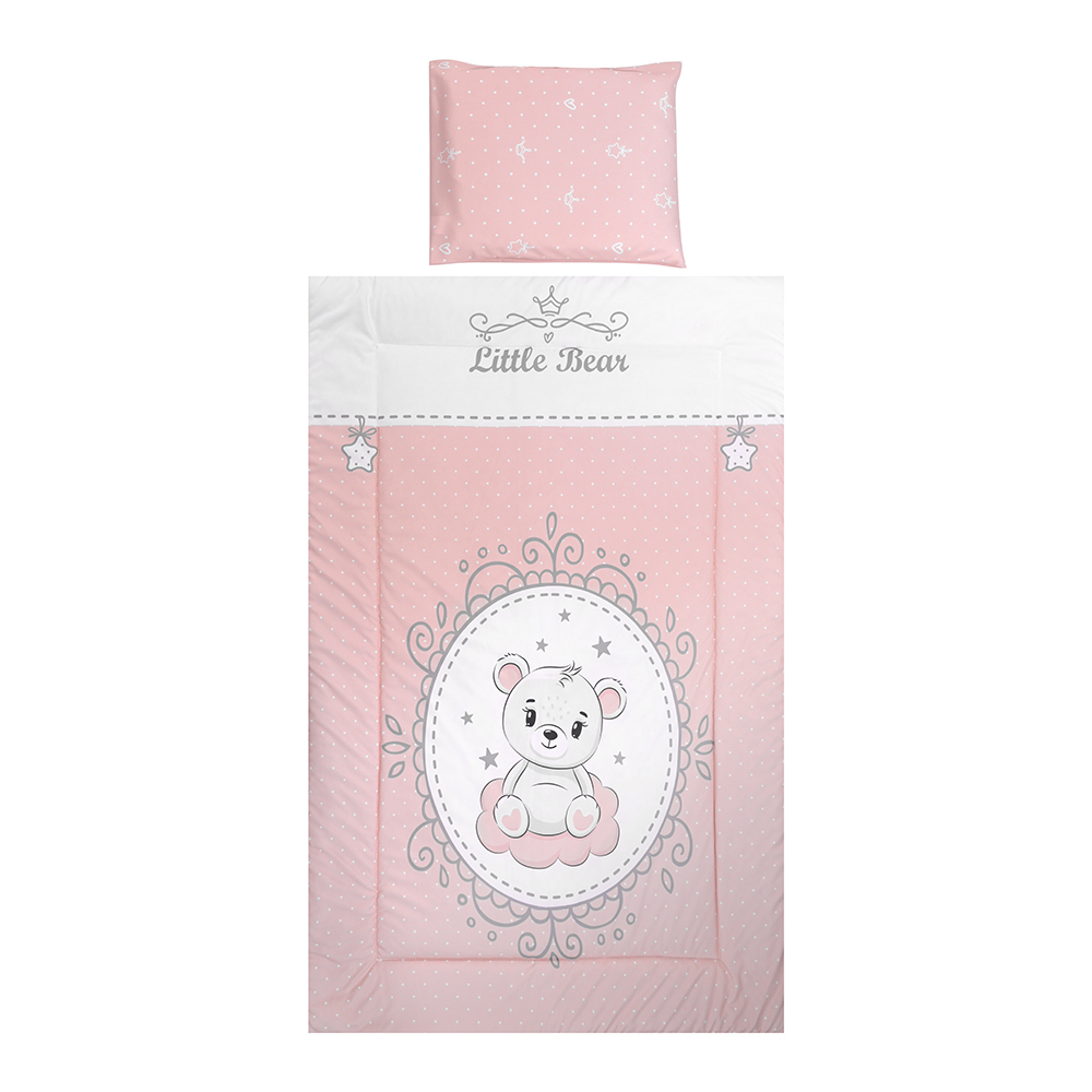 Lorelli Постелнина COSY 3 дела — Little Bear Pink