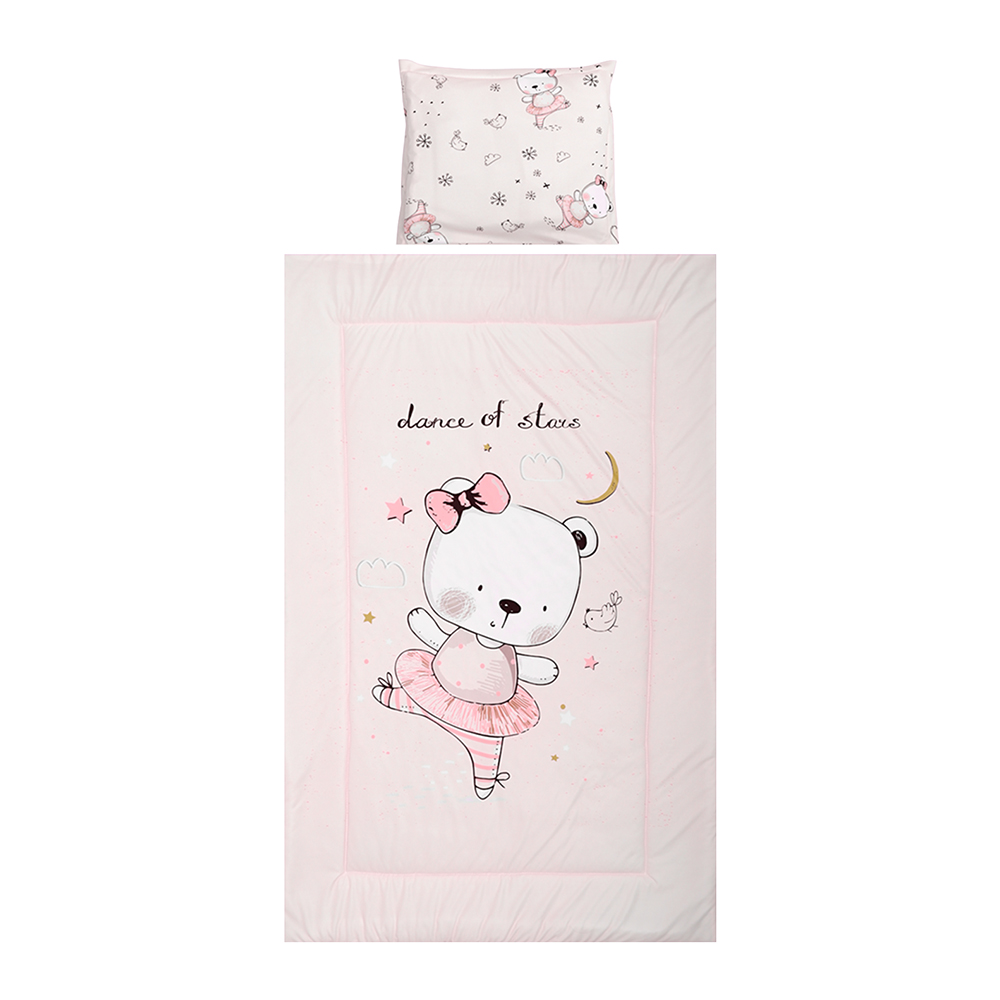 Lorelli Постелнина COSY 3 дела — Ballerina Bear Pink