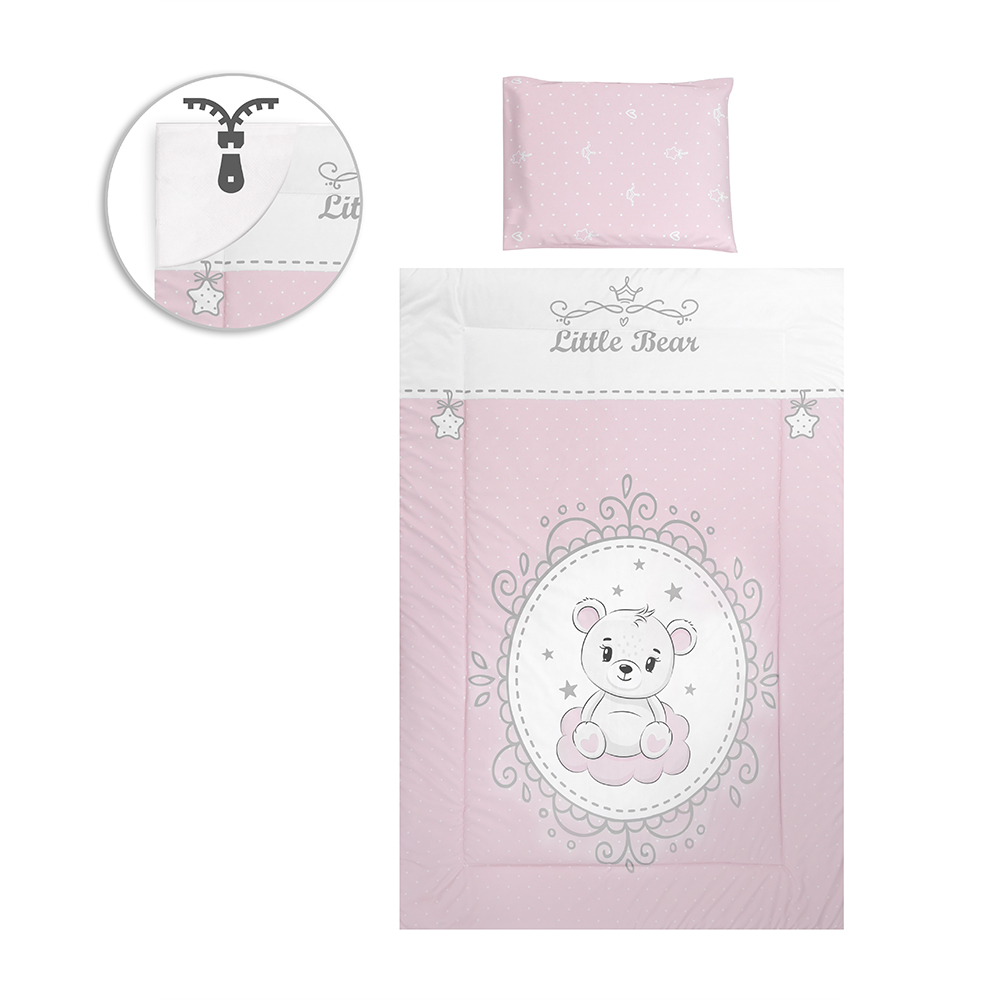 Lorelli Постелнина COSY 5 дела — Little Bear Pink