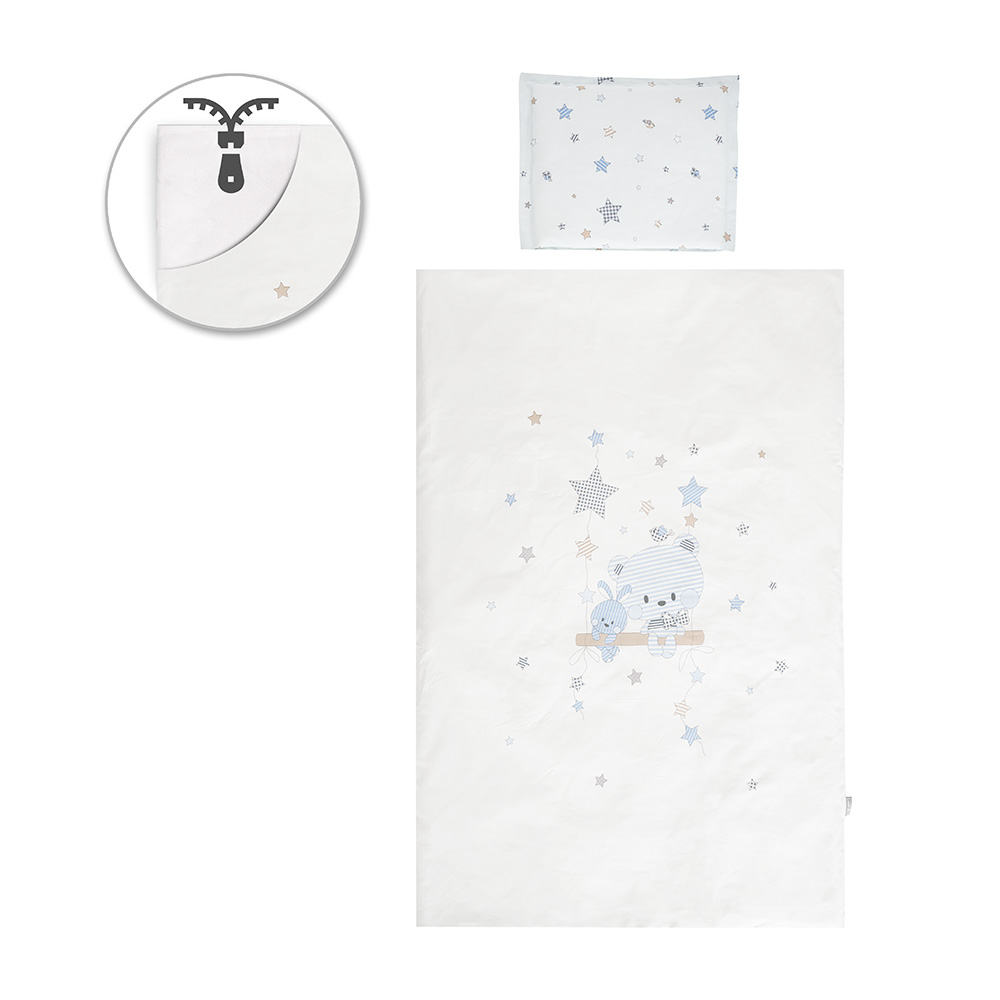Lorelli Постелнина COSY 5 дела — Bear with Swing Blue